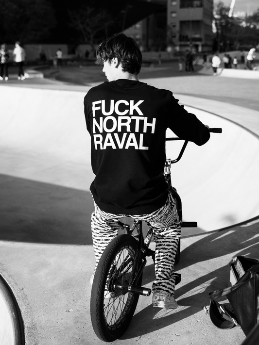 BIG FUCK NORTH RAVAL CREWNECK
